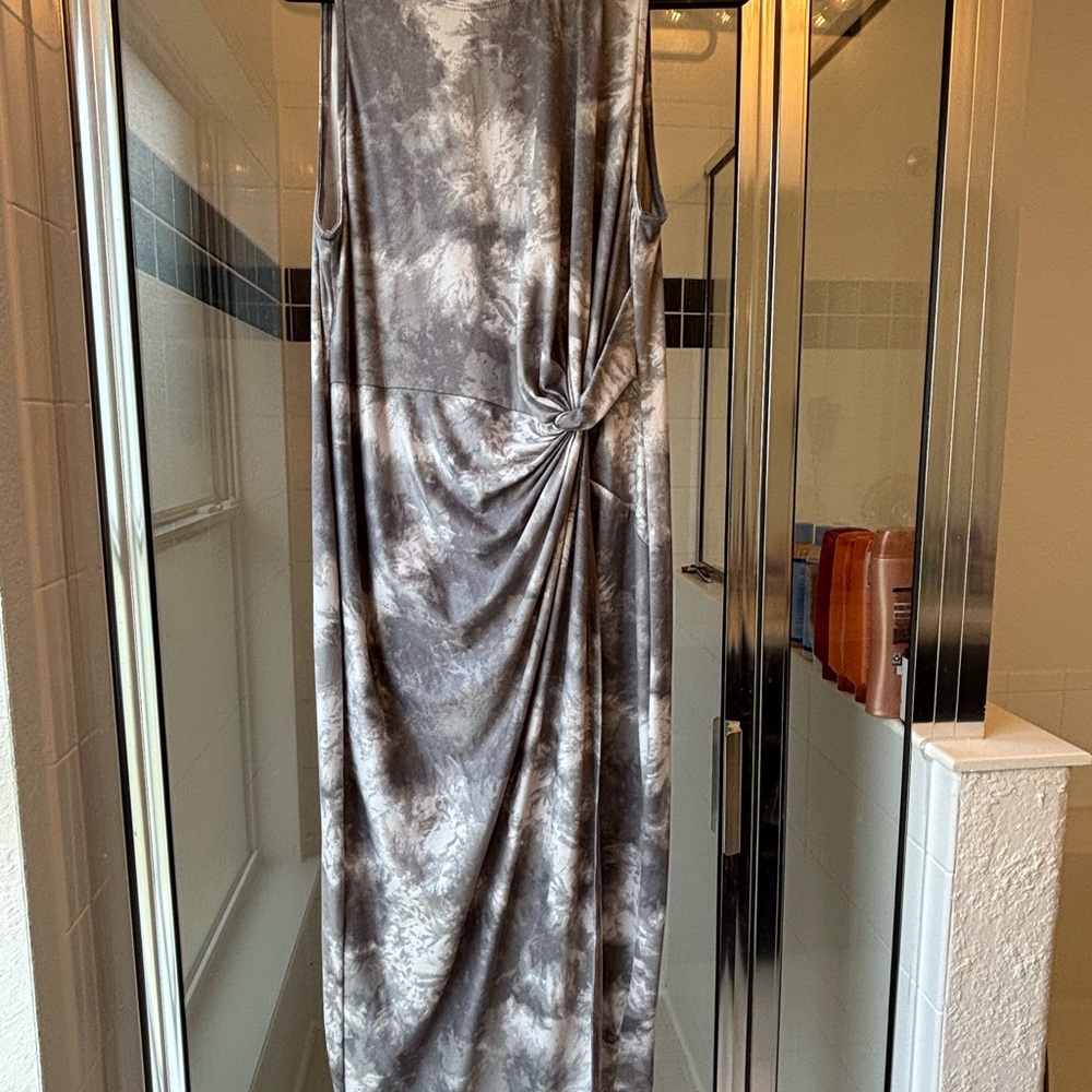 Nine Britton Gray Tie-Dye dress